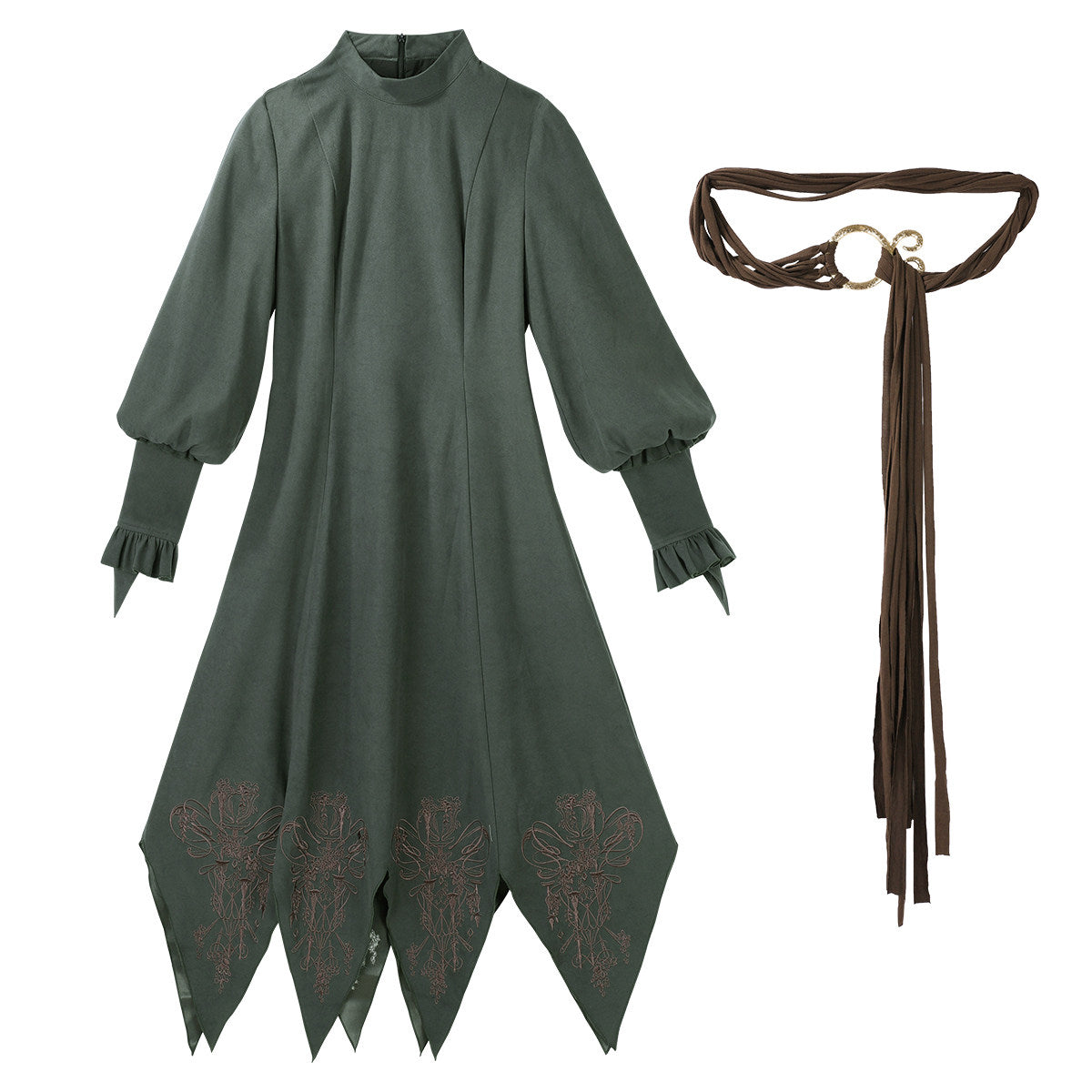 Hooded Cape Druid Style Medieval Dress Set YOU0233