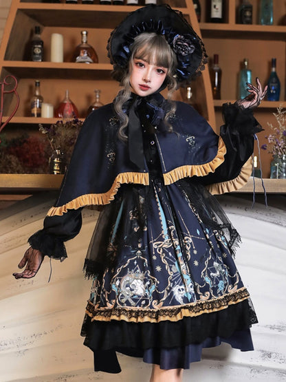 Dark Blue Lolita Dress CHE0003