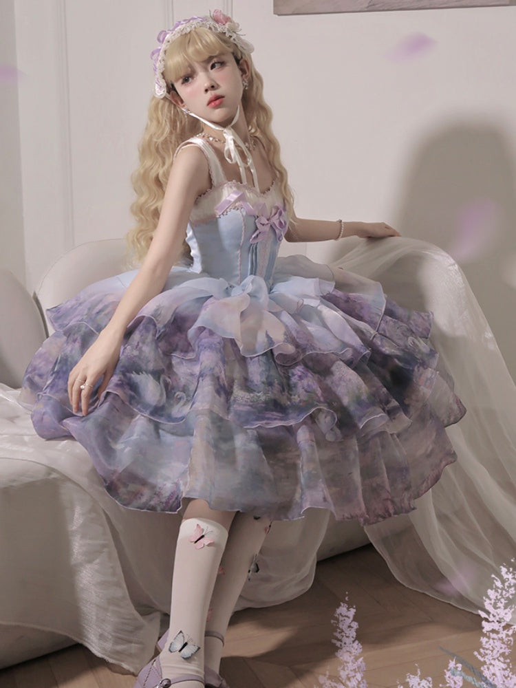 Swan Lake Frills Lolita Dress URT0013