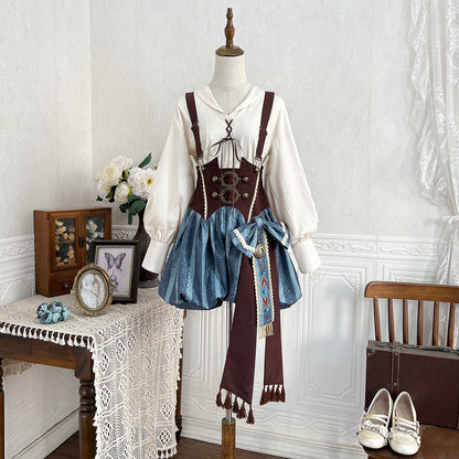 Desert Explorer Hooded Cape Overall Set YOU0275