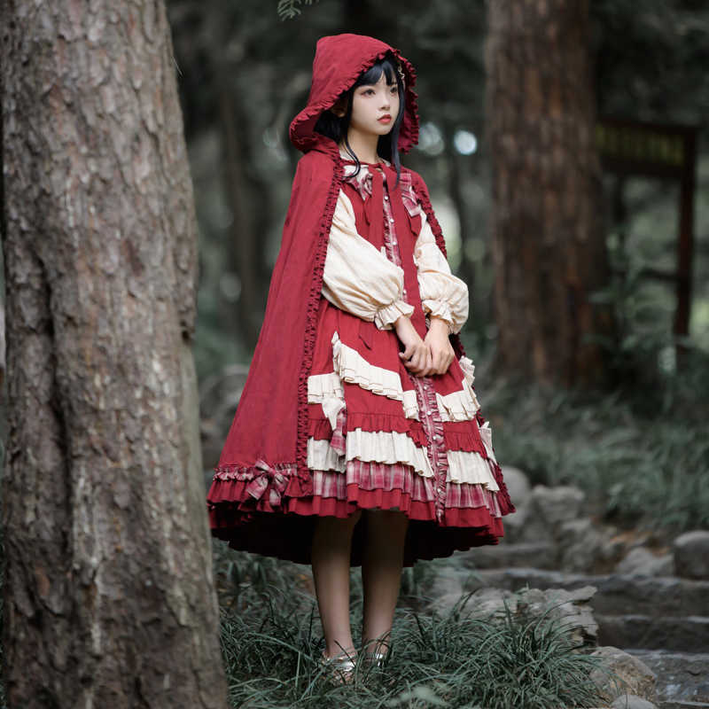 Little Red Riding Hood-Style Cape YOU0162