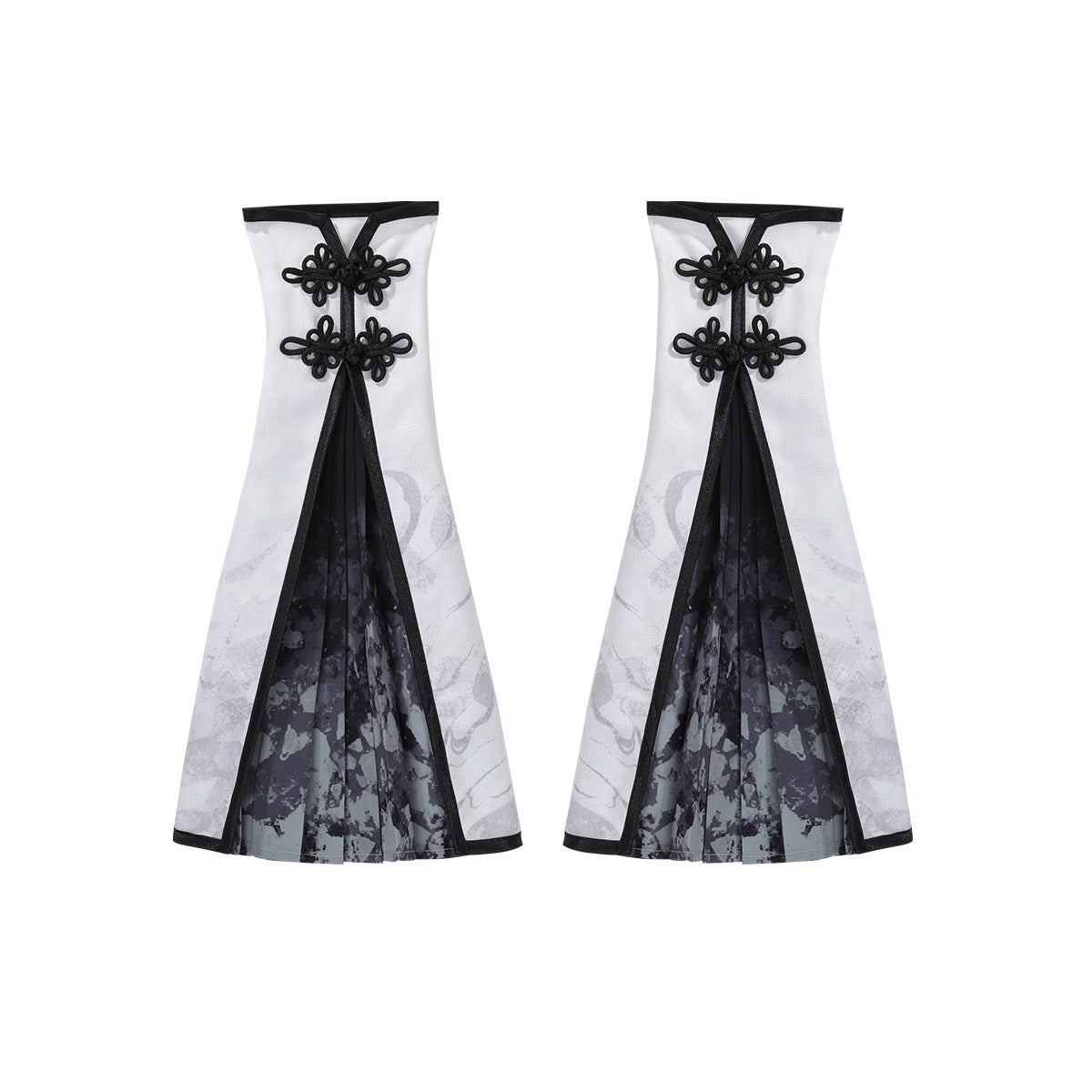 Chinese Style Magpie Feather Frog-Button Dress YOU0229