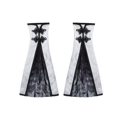 Chinese Style Magpie Feather Frog-Button Dress YOU0229
