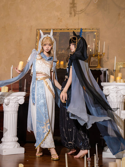 Desert Goddess Three-Piece Hooded Cape Costume YOU0307