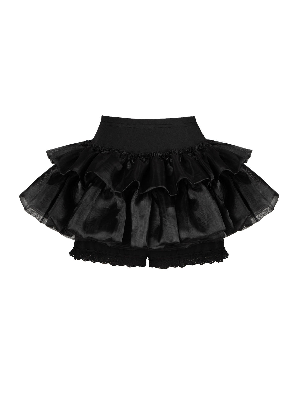 Ruffle Tulle Pumpkin Bloomer Shorts WIT0301