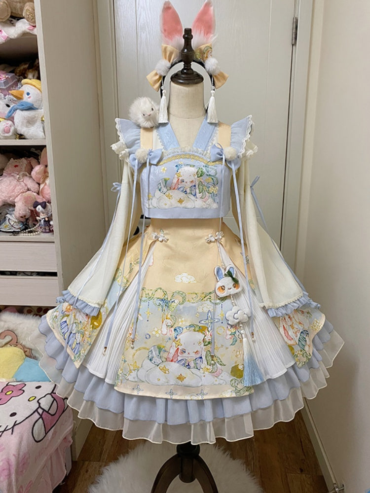 Rabbit Style Light Blue Lolita Dress CHE0002