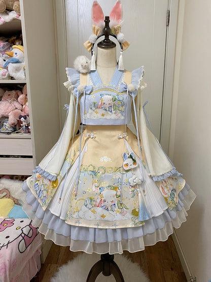 Rabbit Style Light Blue Lolita Dress CHE0002