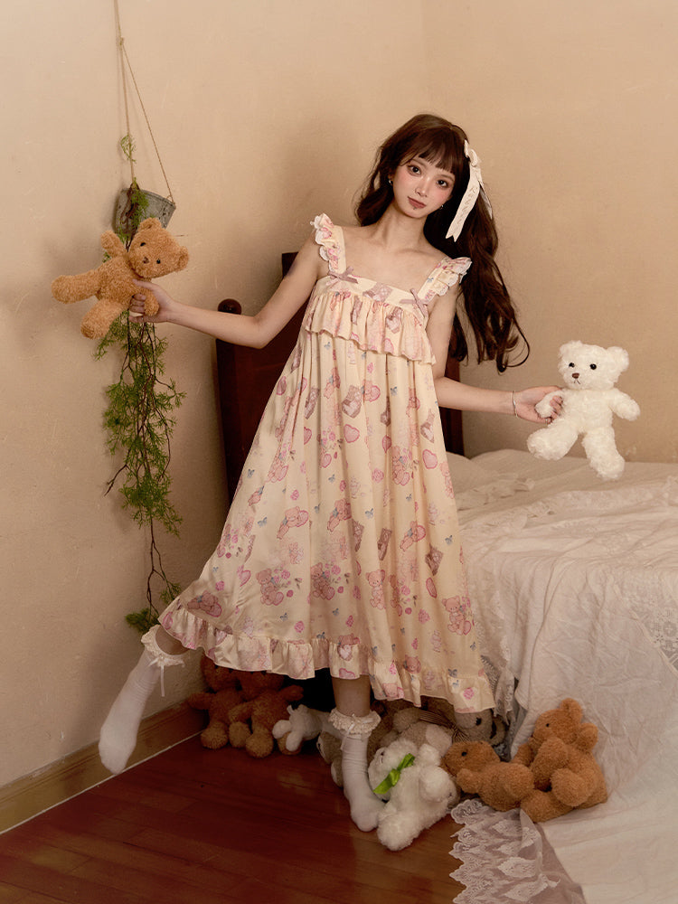 Bear Print Pajamas WIT0218