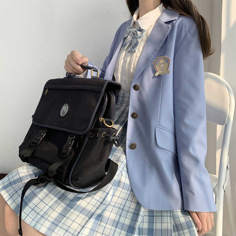 Check Skirt Blazer Uniform YOU0155