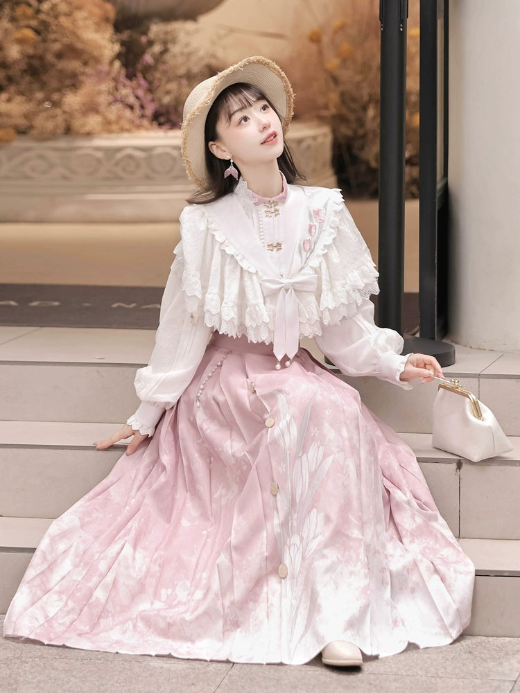 Elegant Sweet Pink China Dress YOU0017