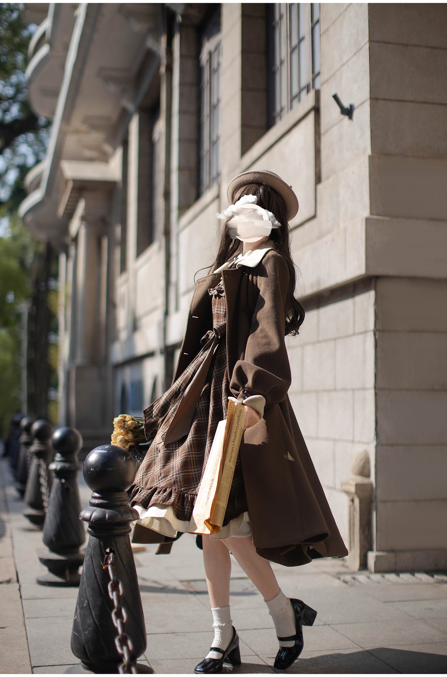 Retro Brown Westin Lolita Dress HUT0041