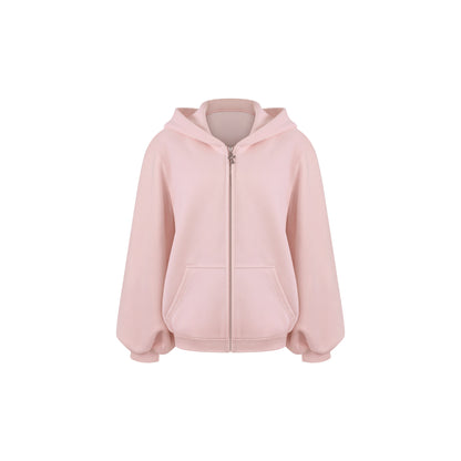 Pink Hooded Fleece Jacket 3-Piece Set SER0146