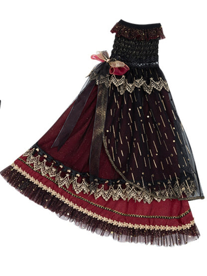 Retro Palace Style Elegant Gothic Lolita Dress CHE0020