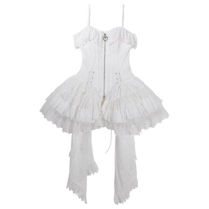 Butterfly Bow Ballet Lace Slip Dress YOU0295