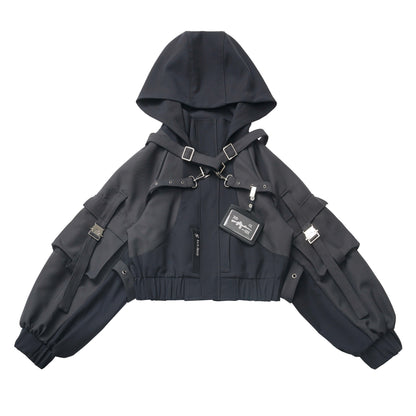 Hooded Tactical Workwear Two-Piece Set PIN0063