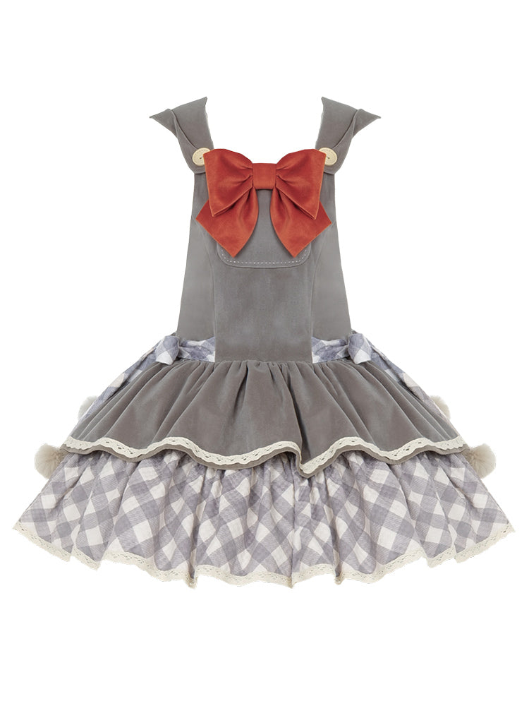 Gray Bear Lovely Mini Dress WIT0190