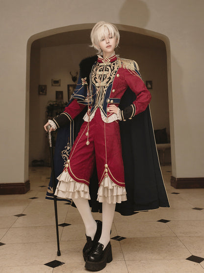 Royal Military Prince Cape Jacket And Trousers Set YOU0310