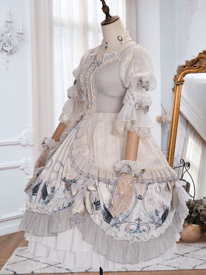 Retro Palace Style Wedding Lolita Dress CHE0004