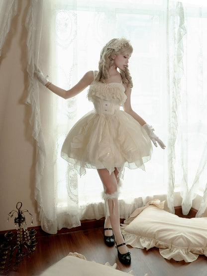 Elegant Sweet White Lolita Dress WIT0242