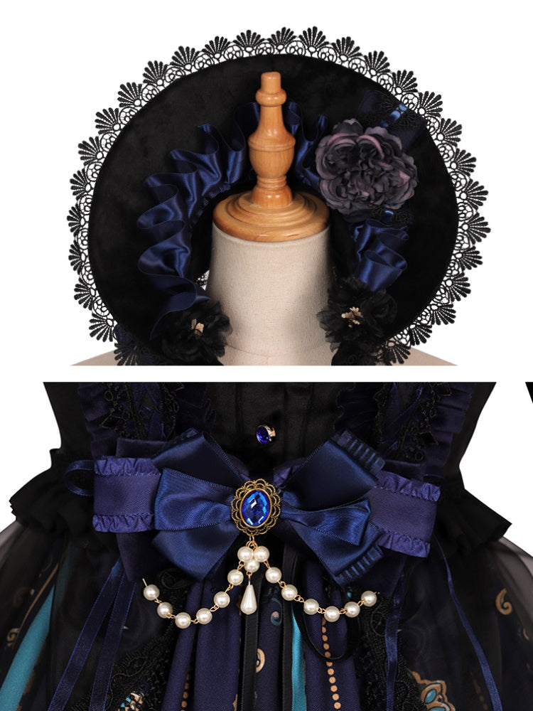 Dark Blue Lolita Dress CHE0003