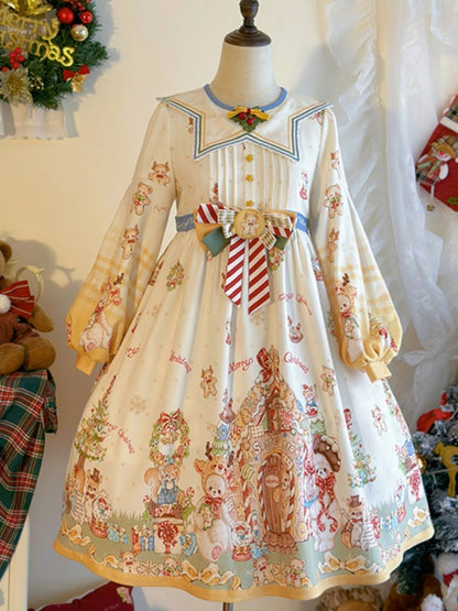 Christmas style Star Collar Lolita Dress CHE0031