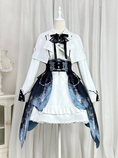 Galaxy Knight Lolita Cape And Dress Set YOU0251