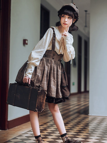 Retro Long Sleeve Lolita Shirt SWE0013