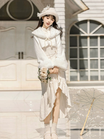 Chinese-Style Short Cape Super Fairy Dress YOU0185