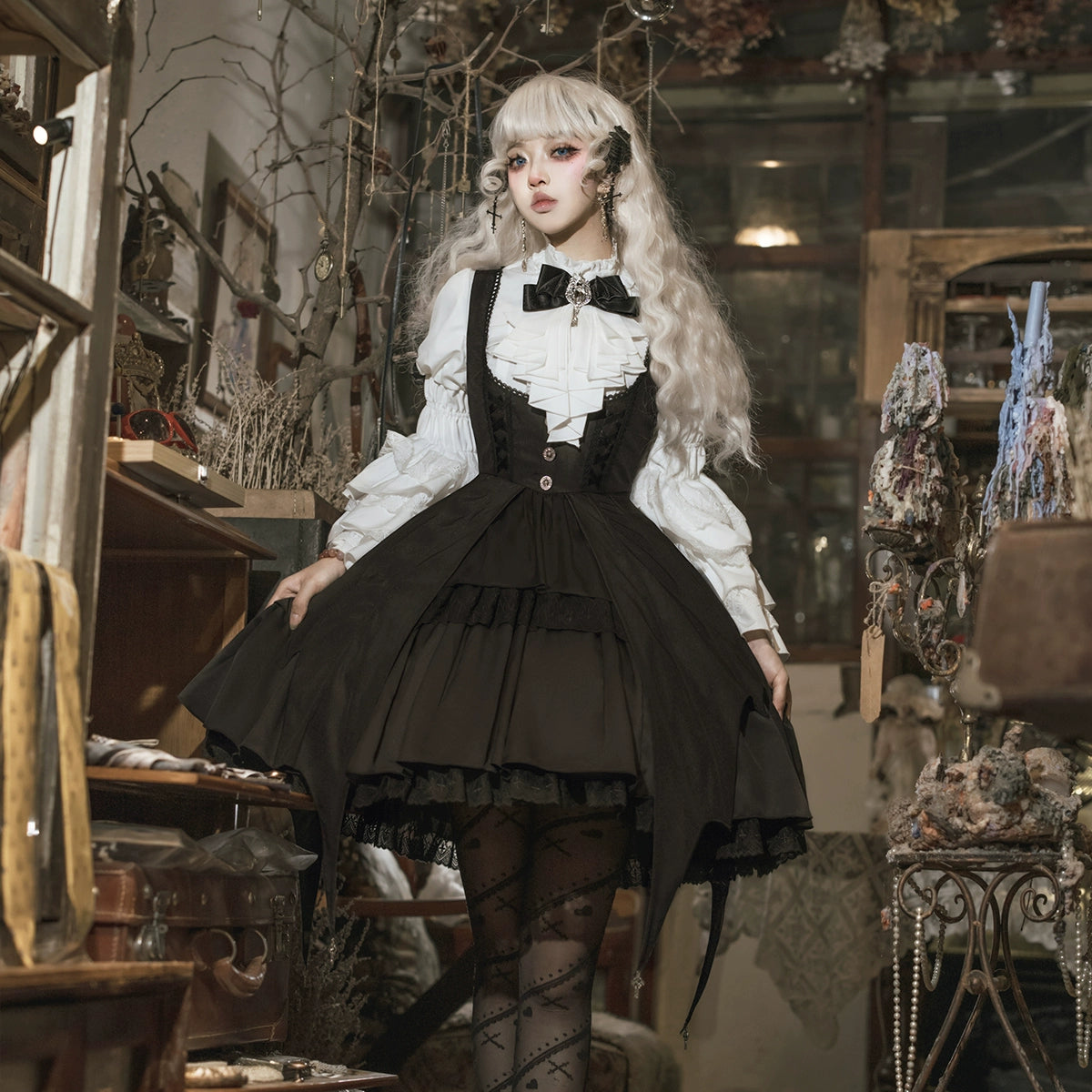 Witch-Style Lolita Goth Girl Dress YOU0202