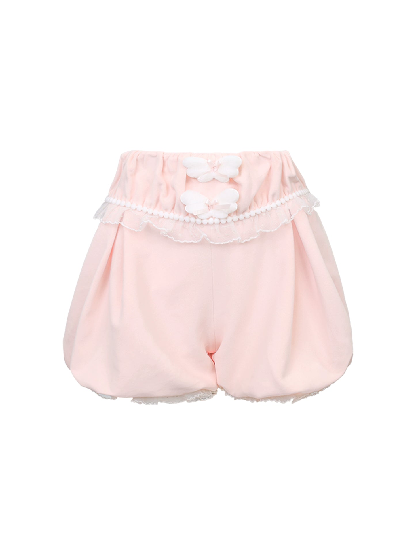 Off Shoulder White Tops & pink Short pants SER0042