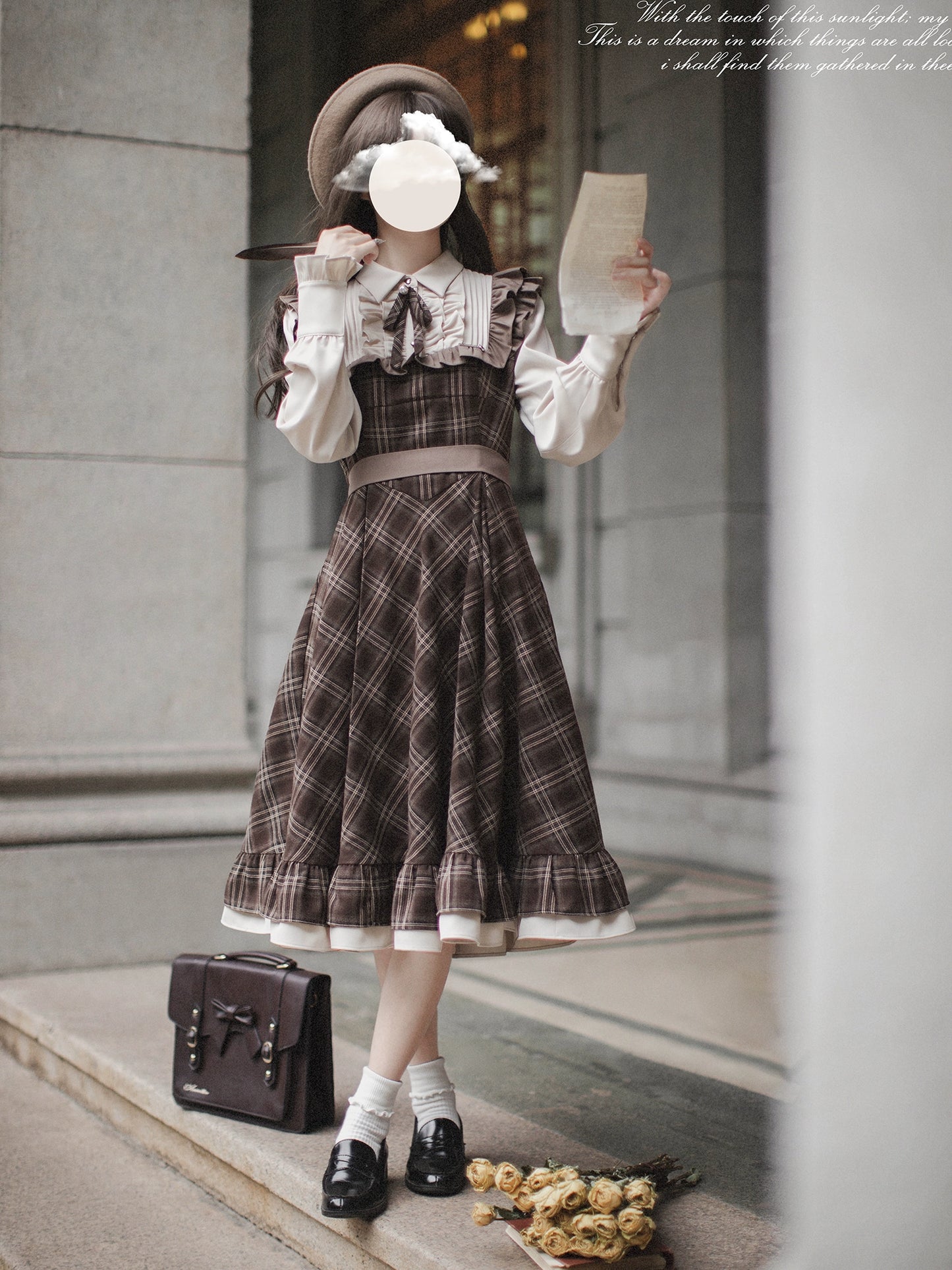 Retro Brown Westin Lolita Dress HUT0041