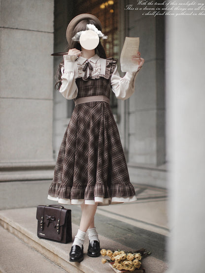 Retro Brown Westin Lolita Dress HUT0041