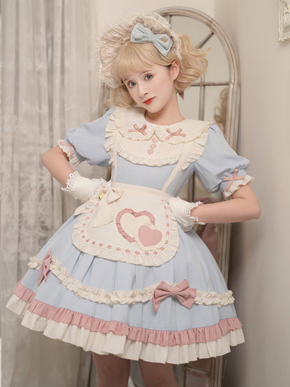 Sweet Ribbon Light Blue Lolita Dress YOU0069