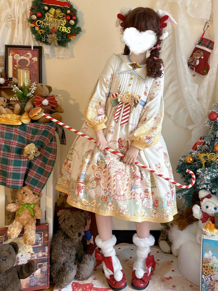 Christmas style Star Collar Lolita Dress CHE0031