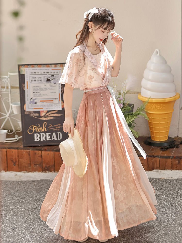 China Style Light Pink Elegant Dress YOU0066