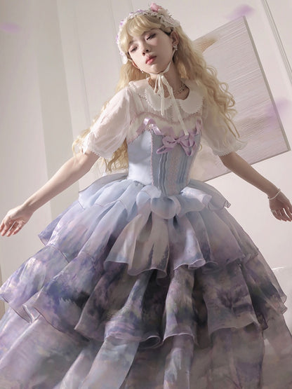 Swan Lake Frills Lolita Dress URT0013