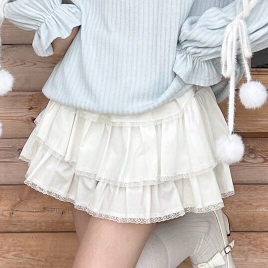 Off Shoulder Fuzzy Trim Knit Sweater LAL0158