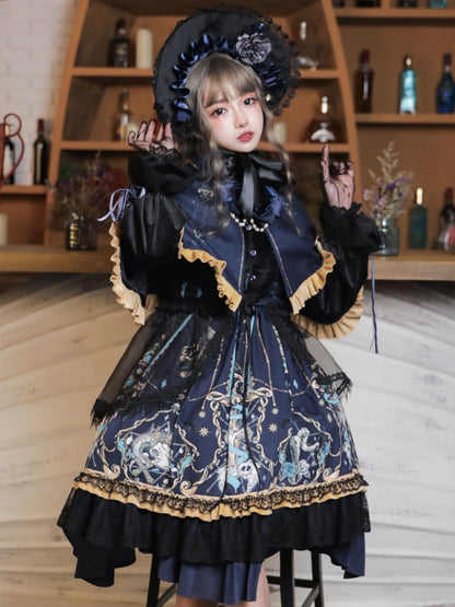 Dark Blue Lolita Dress CHE0003