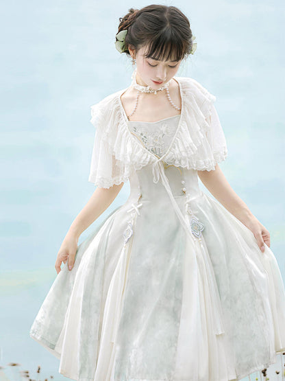 China Style Elegant White Dress YOU0070