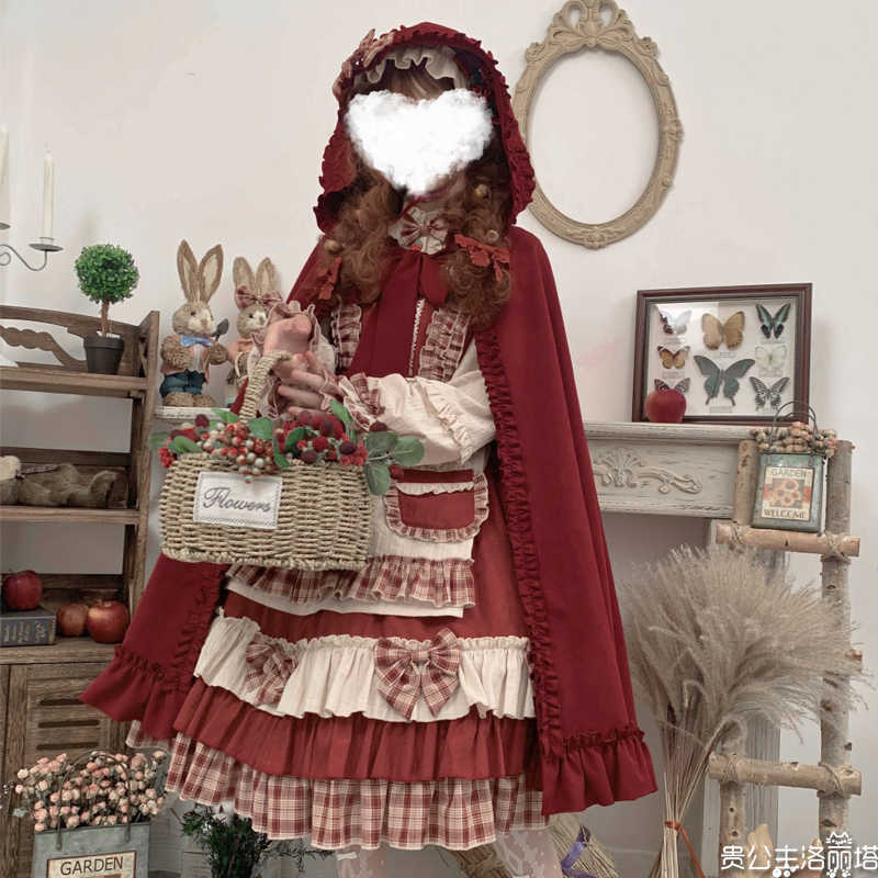 Little Red Riding Hood-Style Cape YOU0162