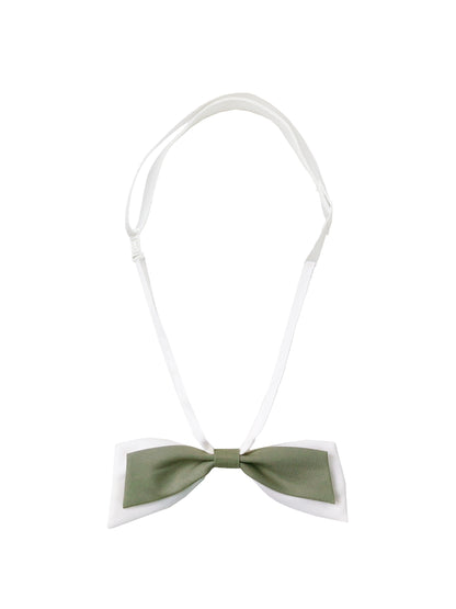 School Uniform Style Light Green Two-piece Set HUT0089