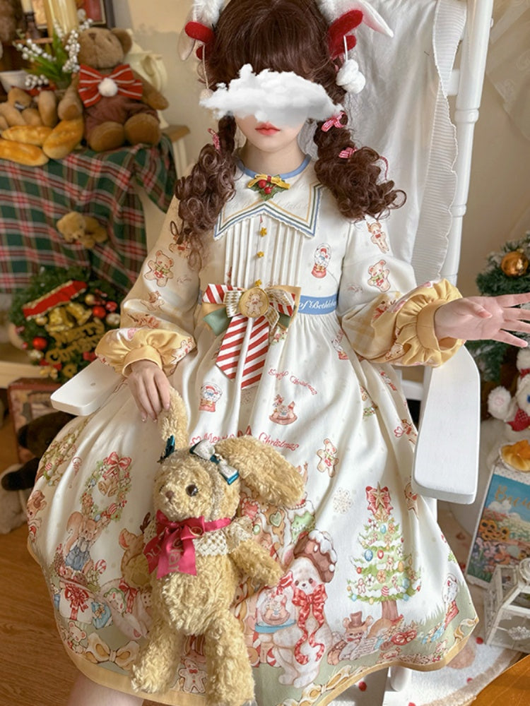 Christmas style Star Collar Lolita Dress CHE0031