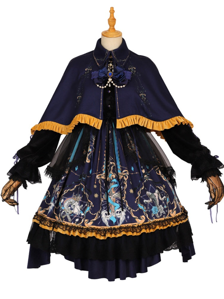 Dark Blue Lolita Dress CHE0003