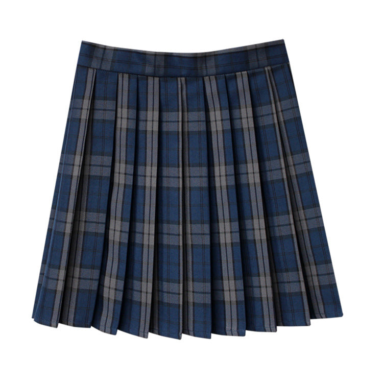 JKの制服チェックスカート、日本風の大学プリーツスカート、ミディスカート、ハイウエストのショートスカート、柔らかい女子学生制服、パフォーマンス衣装