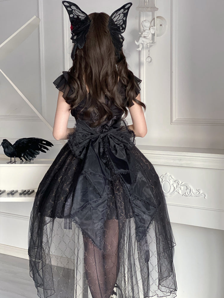 Gothic Lolita Black Princess Dress YOU0076