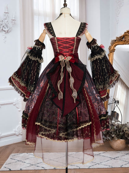 Retro Palace Style Elegant Gothic Lolita Dress CHE0020