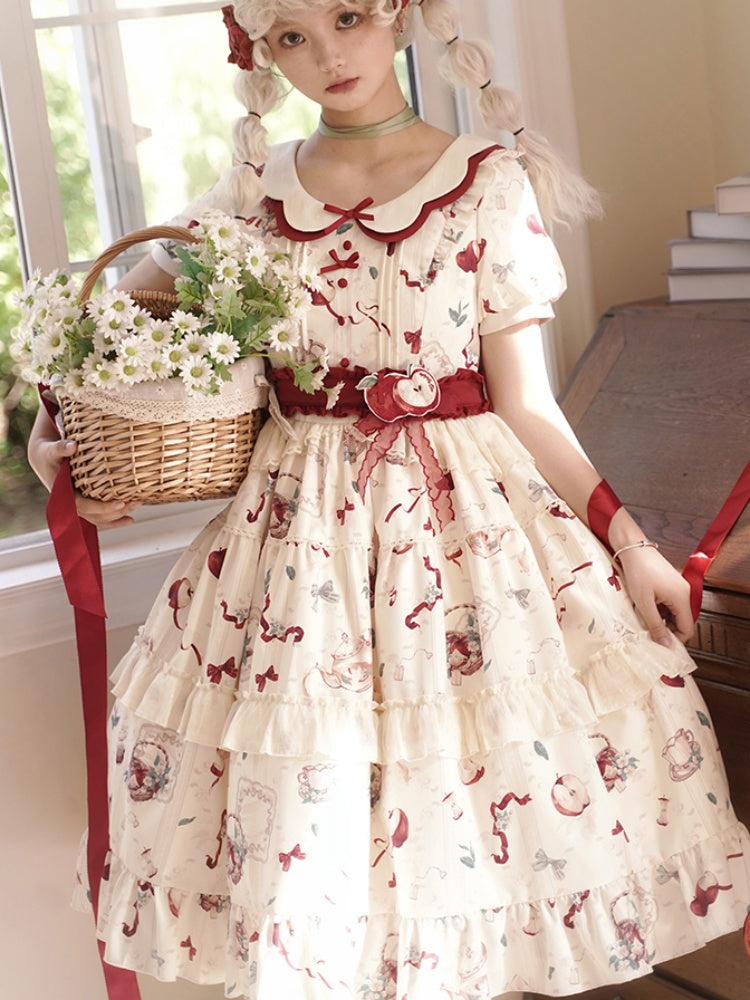 Pastoral Lolita Dress With Collar URT0003