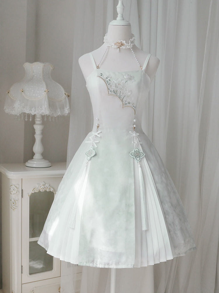 China Style Elegant White Dress YOU0070