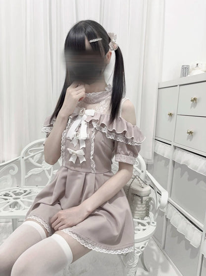 【予約商品】Ground Mine Girl Style 3-Ribbon Dress NEK0001