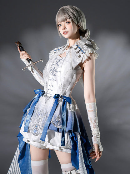 Gothic Lolita Lace Dress With Shawl Set YOU0289